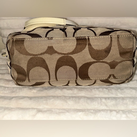 Coach Signature Brown and Cream Tote - Picture 9 of 9